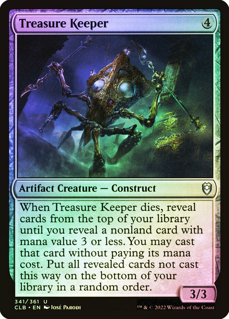 Treasure Keeper\nCommander Legends: Battle for Baldur's Gate\nSingle\nMagic The Gathering