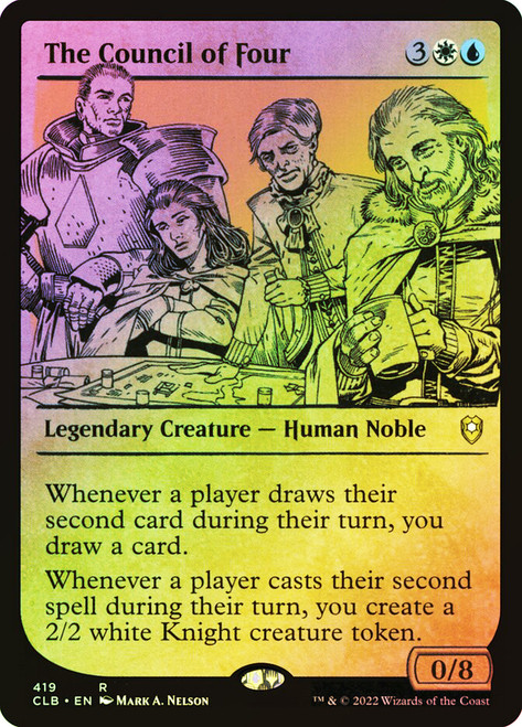 The Council of Four (Showcase)\nCommander Legends: Battle for Baldur's Gate - Variants\nSingle\nMagic The Gathering
