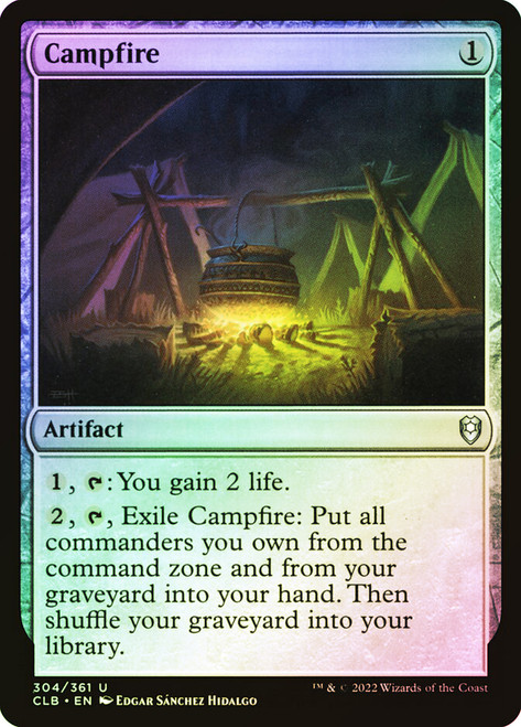 Campfire\nCommander Legends: Battle for Baldur's Gate\nSingle\nMagic The Gathering