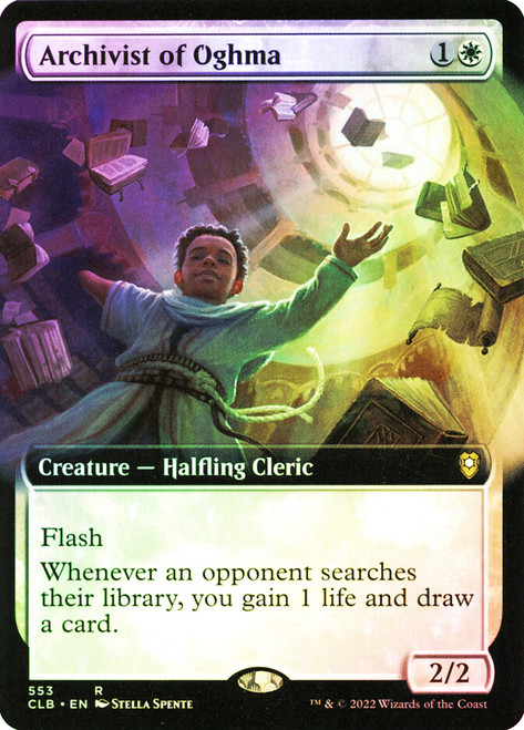 Archivist of Oghma (Extended Art)\nCommander Legends: Battle for Baldur's Gate - Variants\nSingle\nMagic The Gathering