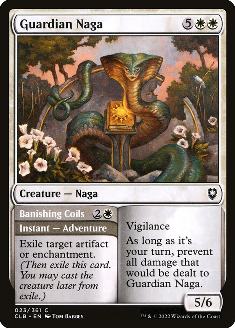 Guardian Naga // Banishing Coils\nCommander Legends: Battle for Baldur's Gate\nSingle\nMagic The Gathering