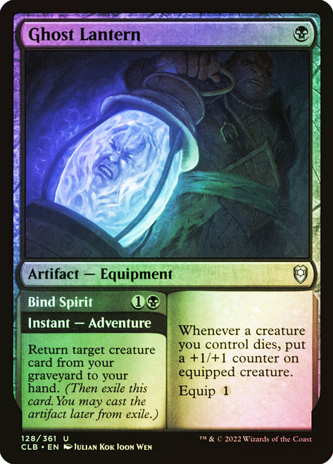 Ghost Lantern // Bind Spirit\nCommander Legends: Battle for Baldur's Gate\nSingle\nMagic The Gathering