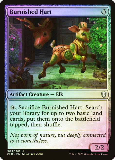 Burnished Hart\nCommander Legends: Battle for Baldur's Gate\nSingle\nMagic The Gathering