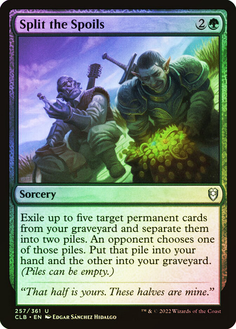 Split the Spoils | Commander Legends: Battle for Baldur's Gate