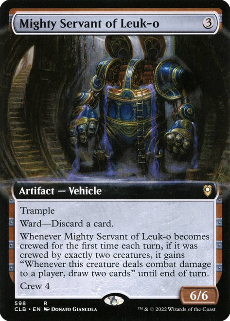 Mighty Servant of Leuk-o (Extended Art)\nCommander Legends: Battle for Baldur's Gate - Variants\nSingle\nMagic The Gathering