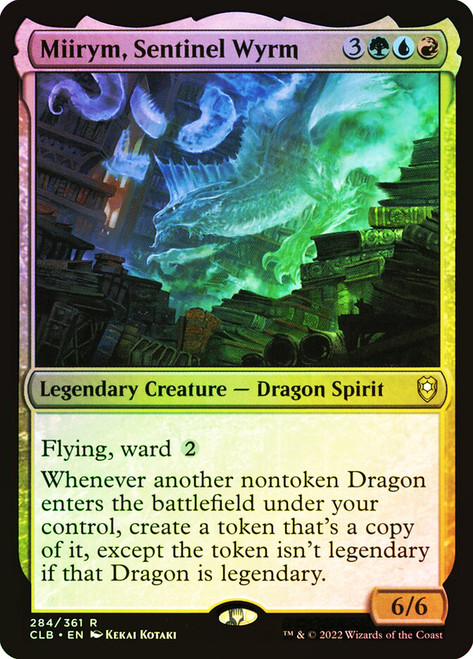 Miirym, Sentinel Wyrm\nCommander Legends: Battle for Baldur's Gate\nSingle\nMagic The Gathering
