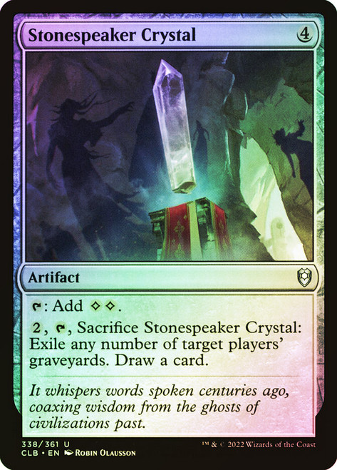 Stonespeaker Crystal | Commander Legends: Battle for Baldur's Gate