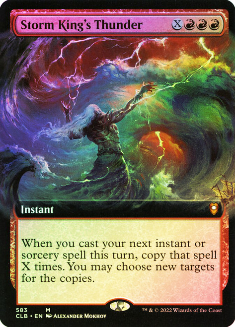 Storm King's Thunder (Extended Art)\nCommander Legends: Battle for Baldur's Gate - Variants\nSingle\nMagic The Gathering