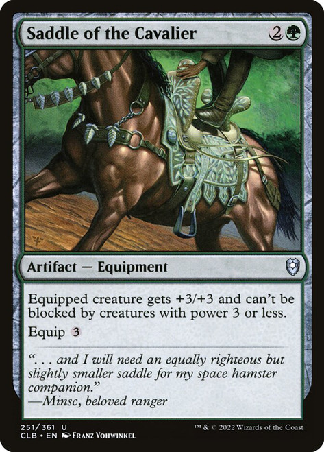 saddle mtg cards MtG Outlaws of Thunder Junction Common Throw from the Saddle #185
