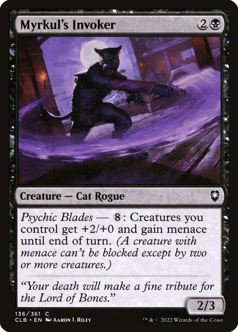 Myrkul's Invoker\nCommander Legends: Battle for Baldur's Gate\nSingle\nMagic The Gathering