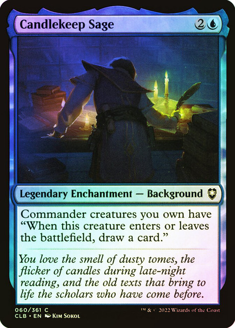 Candlekeep Sage\nCommander Legends: Battle for Baldur's Gate\nSingle\nMagic The Gathering