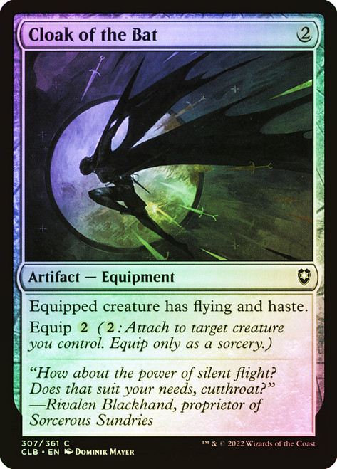 Cloak of the Bat\nCommander Legends: Battle for Baldur's Gate\nSingle\nMagic The Gathering