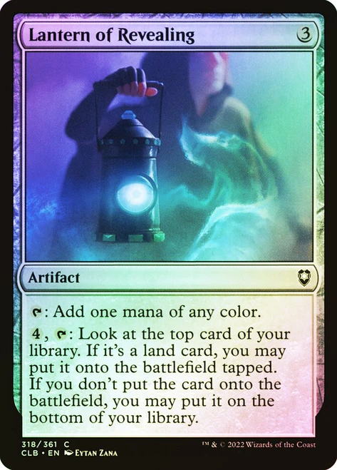 Lantern of Revealing\nCommander Legends: Battle for Baldur's Gate\nSingle\nMagic The Gathering
