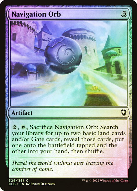 Navigation Orb\nCommander Legends: Battle for Baldur's Gate\nSingle\nMagic The Gathering