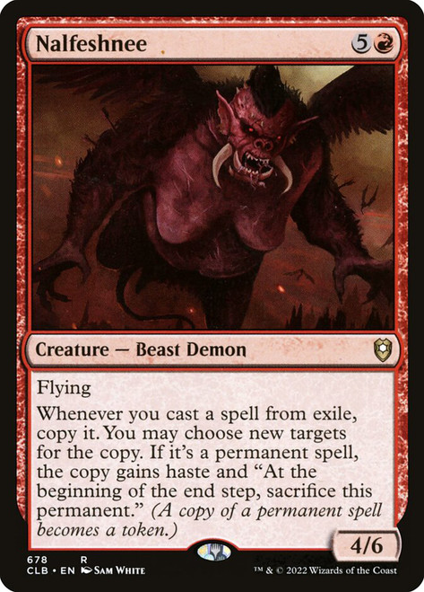 Nalfeshnee\nCommander Legends: Battle for Baldur's Gate\nSingle\nMagic The Gathering