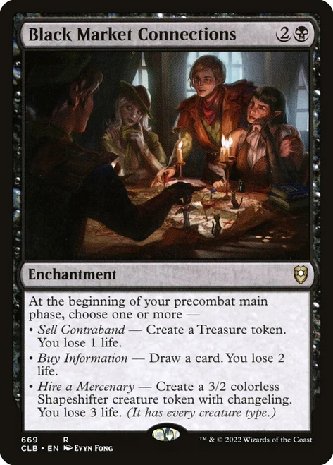 Black Market Connections\nCommander Legends: Battle for Baldur's Gate\nSingle\nMagic The Gathering