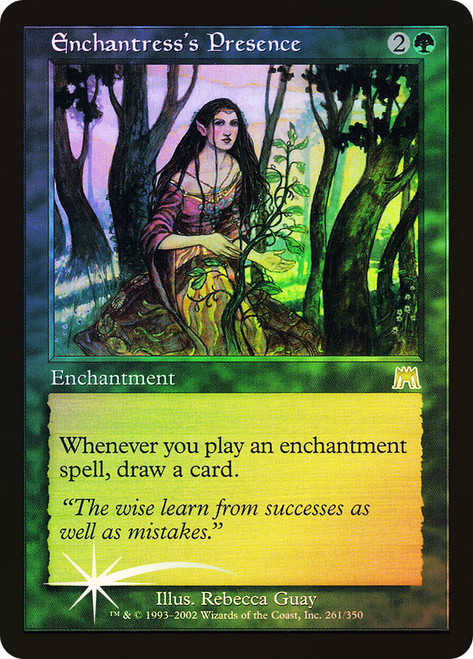 Enchantress's Presence\nOnslaught\nSingle\nMagic The Gathering