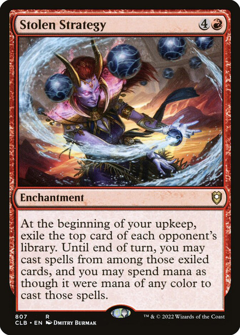 Stolen Strategy\nCommander Legends: Battle for Baldur's Gate\nSingle\nMagic The Gathering