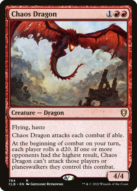 Chaos Dragon\nCommander Legends: Battle for Baldur's Gate\nSingle\nMagic The Gathering