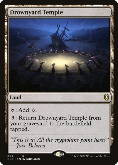 Drownyard Temple\nCommander Legends: Battle for Baldur's Gate\nSingle\nMagic The Gathering