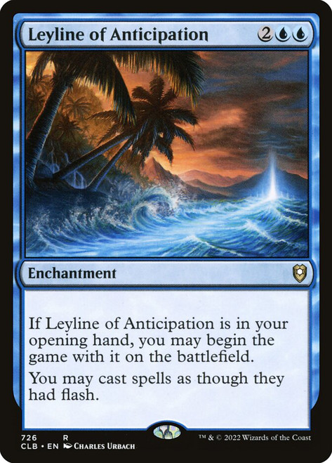 Leyline of Anticipation\nCommander Legends: Battle for Baldur's Gate\nSingle\nMagic The Gathering