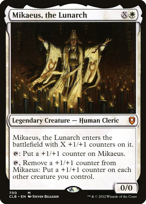 Mikaeus, the Lunarch\nCommander Legends: Battle for Baldur's Gate\nSingle\nMagic The Gathering