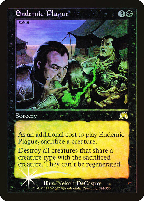 Endemic Plague\nOnslaught\nSingle\nMagic The Gathering