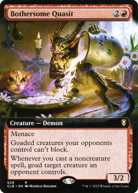 Bothersome Quasit (Extended Art)\nCommander Legends: Battle for Baldur's Gate - Variants\nSingle\nMagic The Gathering