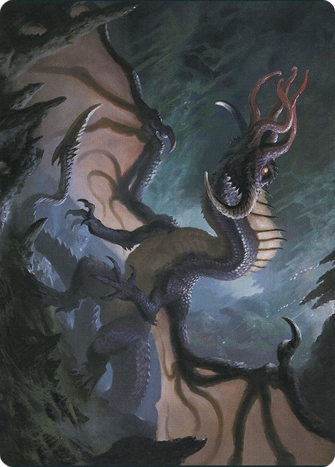 {Brainstealer Dragon Art Card}\nArt Series\nSingle\nMagic The Gathering