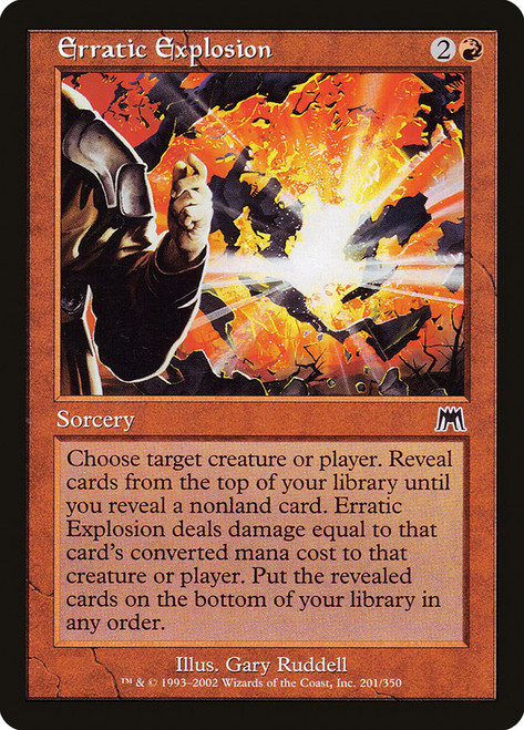 Erratic Explosion\nOnslaught\nSingle\nMagic The Gathering
