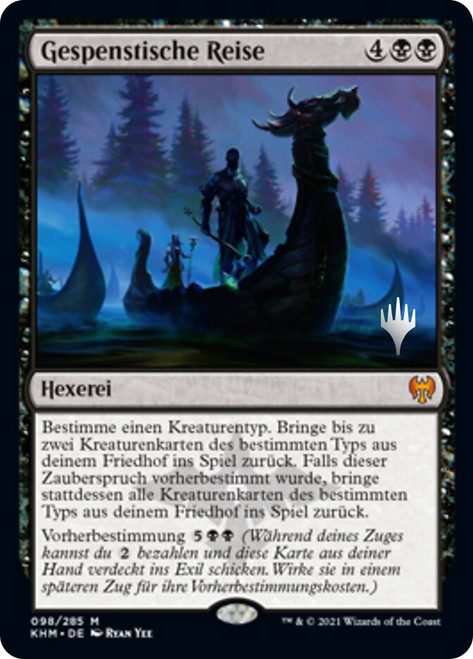 Haunting Voyage (Promo Pack) (Kaldheim)\nPromo: Planeswalker Stamped - German\nSingle\nMagic The Gathering
