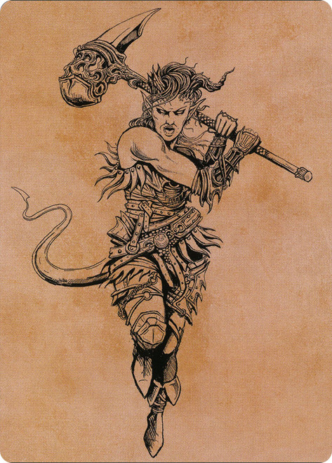 {Karlach, Fury of Avernus Art Card} (#54)\nArt Series\nSingle\nMagic The Gathering