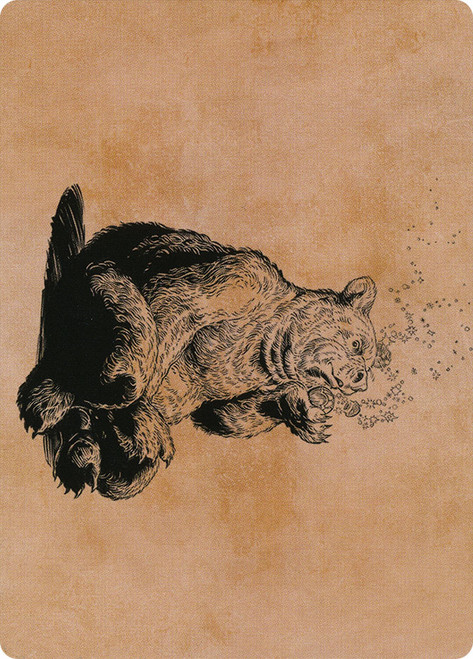 {Wilson, Refined Grizzly Art Card}\nArt Series\nSingle\nMagic The Gathering