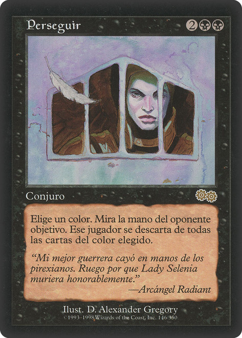 Persecute\nUrza's Saga - Spanish\nSingle\nMagic The Gathering