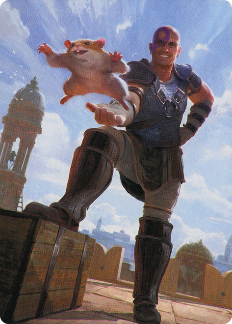 {Minsc & Boo, Timeless Heroes Art Card} (#72)\nArt Series\nSingle\nMagic The Gathering