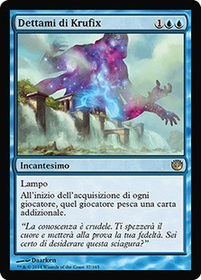 Dictate of Kruphix\nJourney into Nyx - Italian\nSingle\nMagic The Gathering