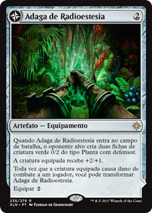 Dowsing Dagger // Lost Vale\nIxalan - Portuguese\nSingle\nMagic The Gathering