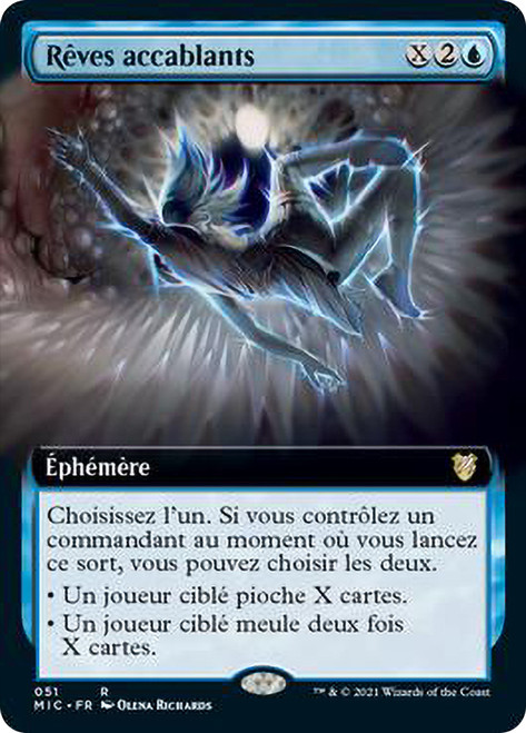 Drown in Dreams (Extended Art)\nInnistrad: Midnight Hunt Commander - Variants - French\nSingle\nMagic The Gathering