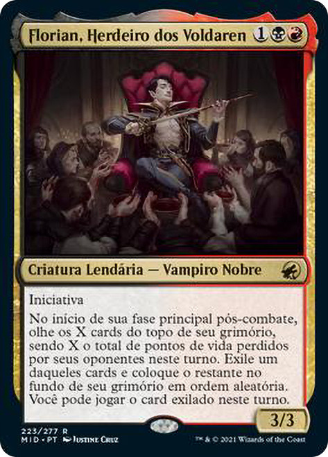 Florian, Voldaren Scion\nInnistrad: Midnight Hunt - Portuguese\nSingle\nMagic The Gathering