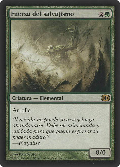 Force of Savagery\nFuture Sight - Spanish\nSingle\nMagic The Gathering