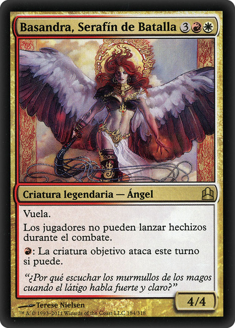 Basandra, Battle Seraph\nCommander: 2011 Edition - Spanish\nSingle\nMagic The Gathering