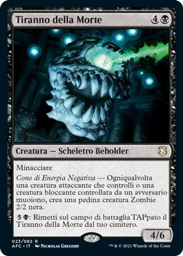 Death Tyrant\nAdventures in the Forgotten Realms Commander - Italian\nSingle\nMagic The Gathering