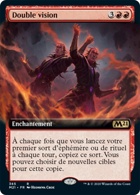 Double Vision (Extended Art)\nCore Set 2021 - Variants - French\nSingle\nMagic The Gathering