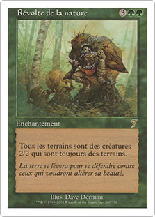 Nature's Revolt\n7th Edition - French\nSingle\nMagic The Gathering