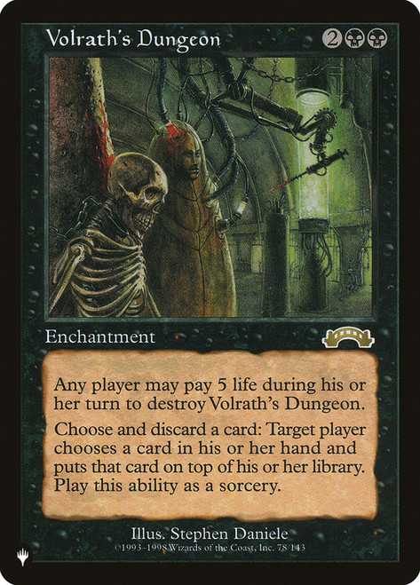 Volrath's Dungeon\nMystery Booster / The List\nSingle\nMagic The Gathering