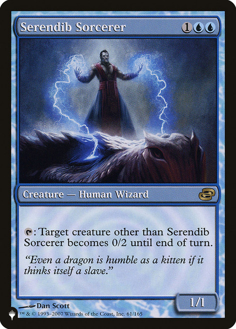 Serendib Sorcerer\nMystery Booster / The List\nSingle\nMagic The Gathering