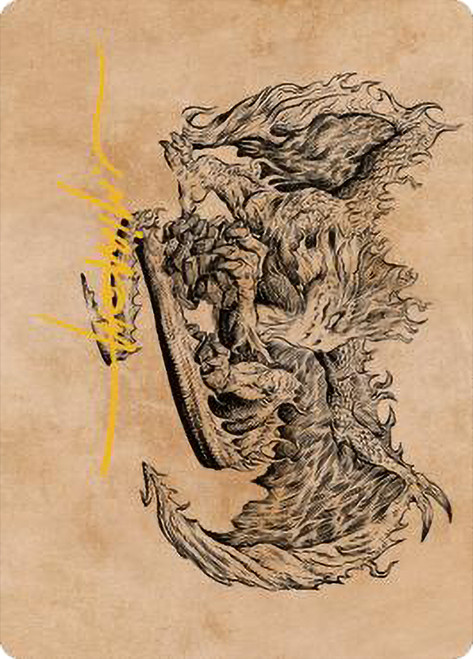 {Miirym, Sentinel Wyrm Art Card} (Signed)\nArt Series\nSingle\nMagic The Gathering