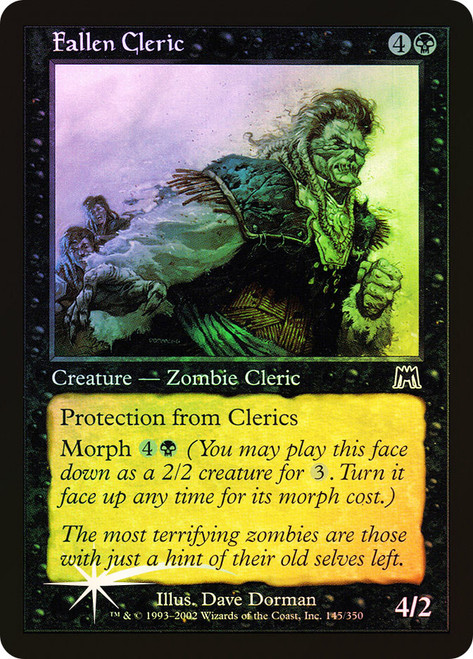 Fallen Cleric\nOnslaught\nSingle\nMagic The Gathering