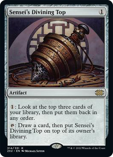 Sensei's Divining Top\nDouble Masters 2022\nSingle\nMagic The Gathering