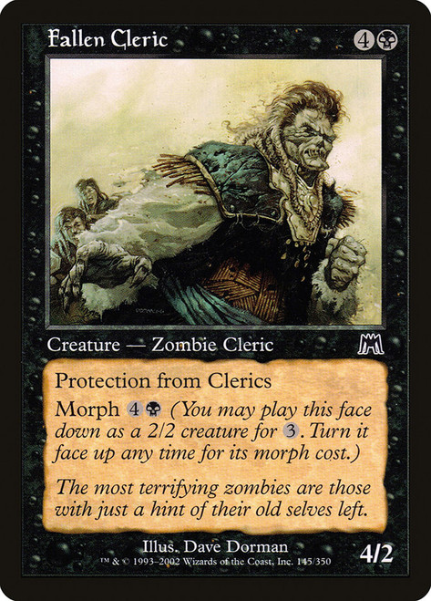 Fallen Cleric\nOnslaught\nSingle\nMagic The Gathering